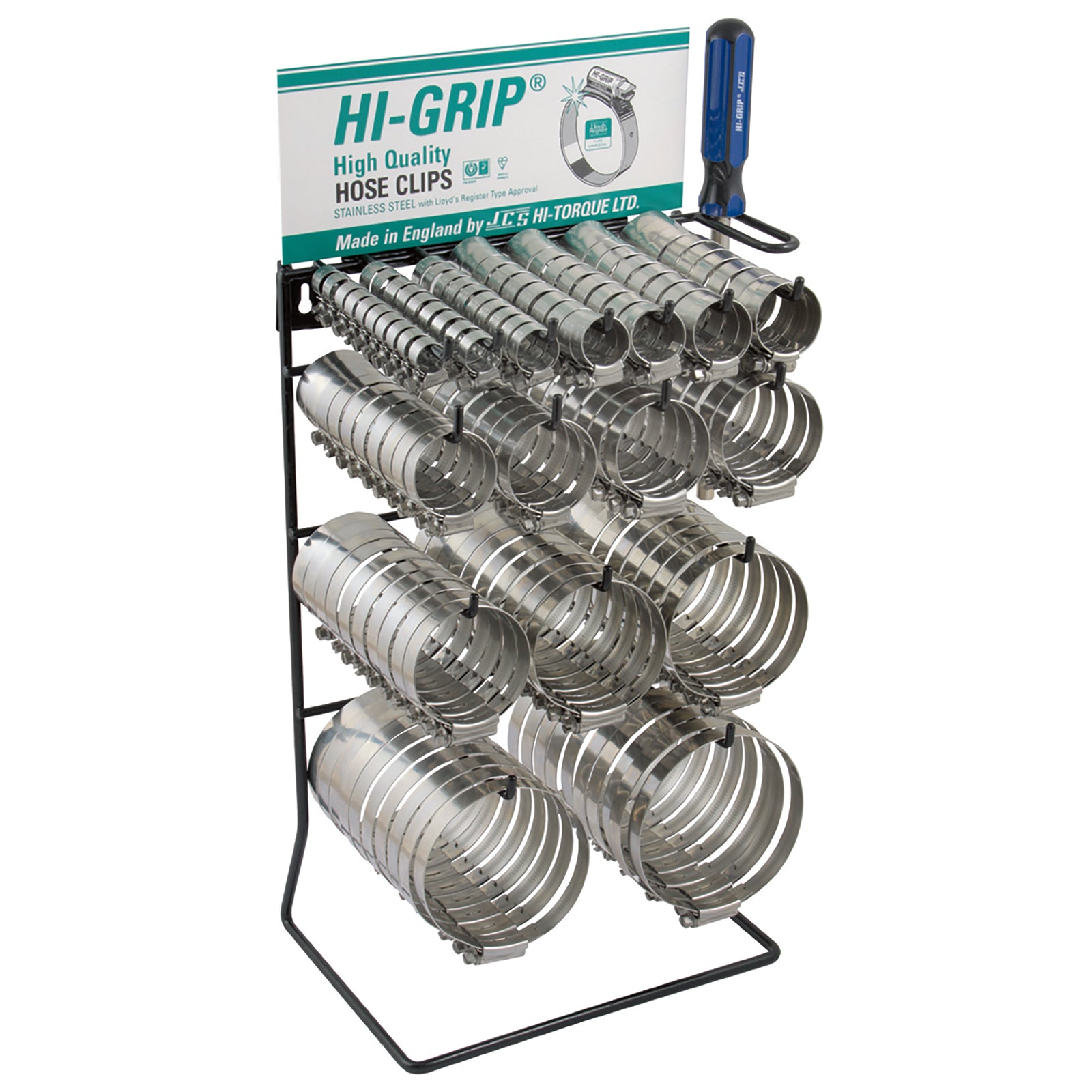 JCS DISPKS2 - 12-100mm X 10 160 St/St Clip Dispenser