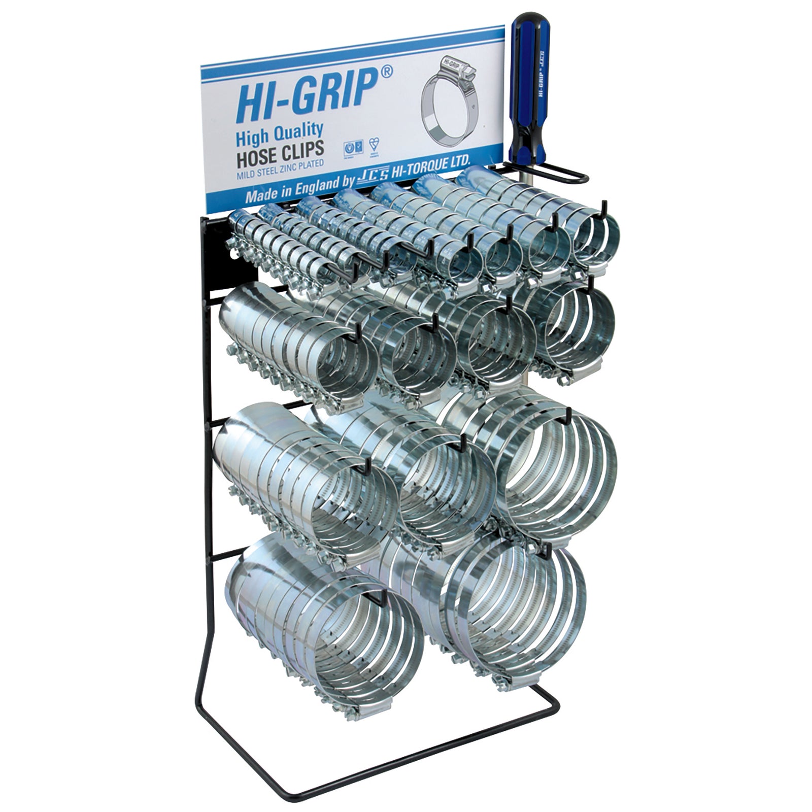 JCS DISPKZ2 - 12-100mm X 10 160 Clip Dispenser Mild/St