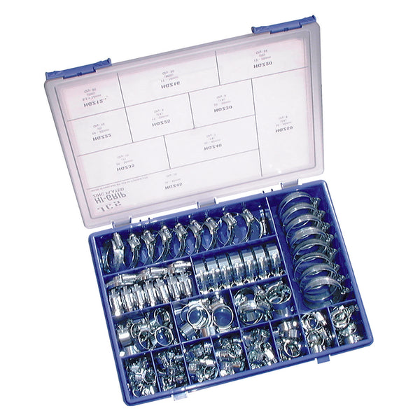 12MM-50MM 135 ASSORTED MILD STEEL CLIPS; HGZAB1 product image by JCS
