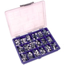 157 ASSORTED ZINC PLATED MINI CLIPS; MCZAB1 product image by JCS
