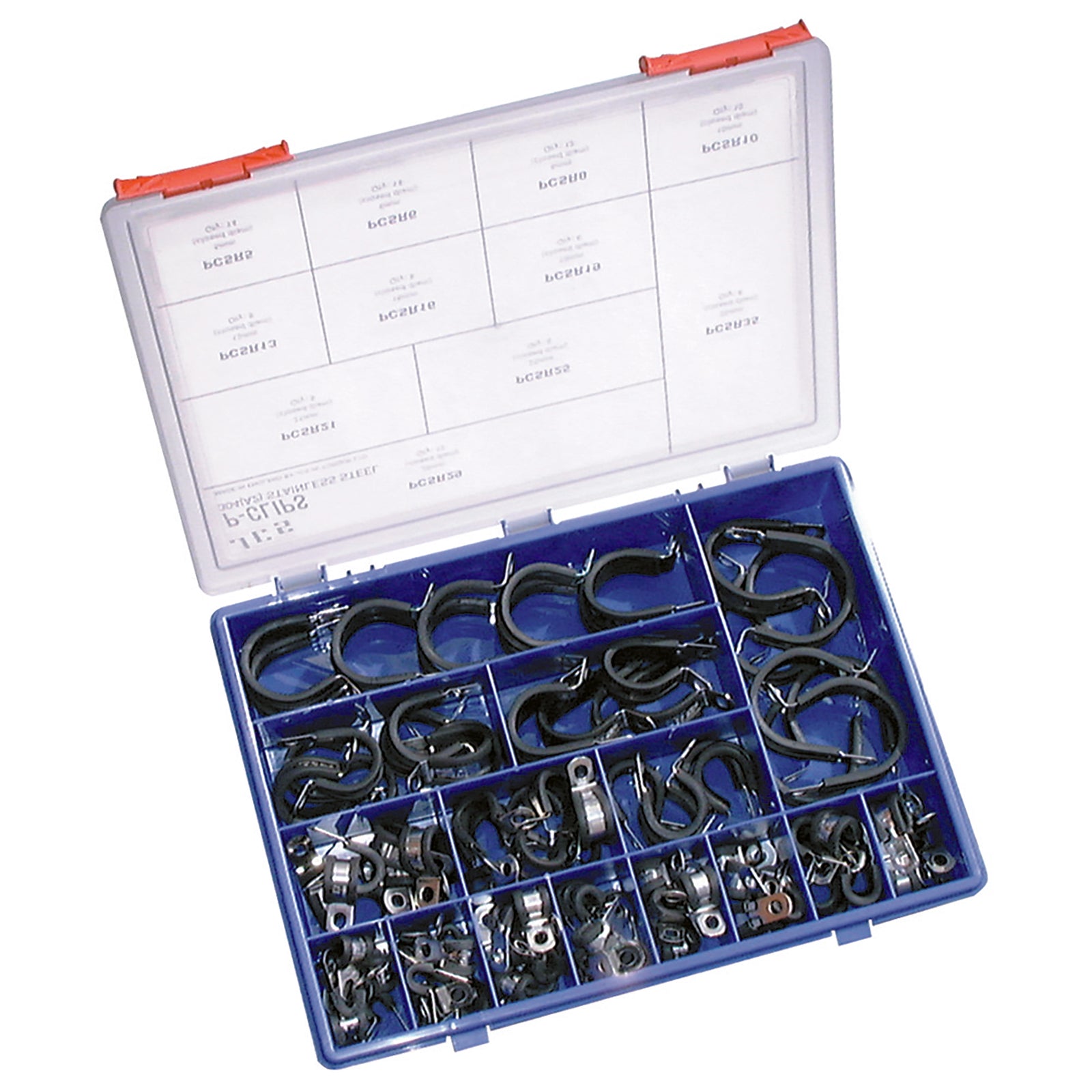 JCS PCSRAB1 - 104 Assorted 18/8 Marine St/St P-Clips
