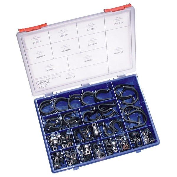 104 ASSORTED 18/8 MARINE ST/ST P-CLIPS; PCSRAB1 product image by JCS