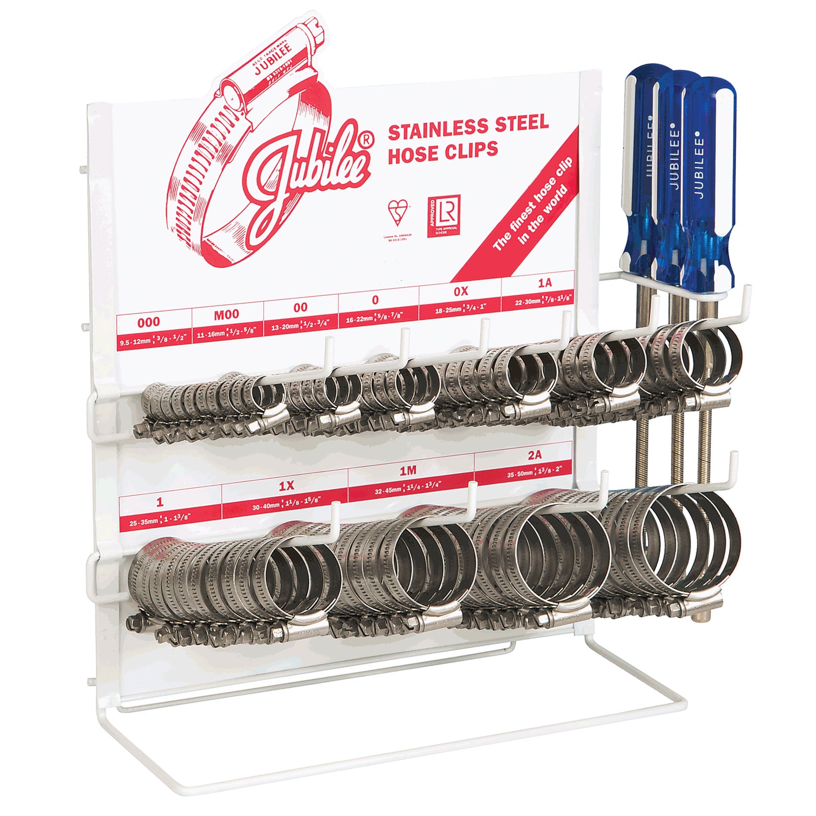 Jubilee CD-100SS - Clip Dispensers Stand St.Steel