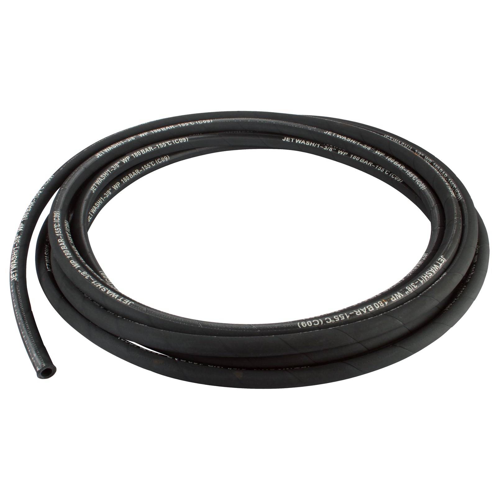 FT Pro PWBLACK-06-100R2 - 3/8" ID Black 2W Press Wash Hose 100Mtr