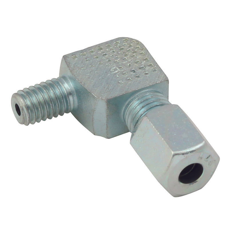 4MM X M8X1 ELBOW STEEL LUB SYSTEM; LU-1010 product image by Cisson