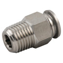 Aignep 60000-6-1/8 - 06mm OD X 1/8" BSPT Male Stud 316 St/St