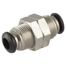 Aignep 5005000N03 - 08mm OD Bulkhead Connector