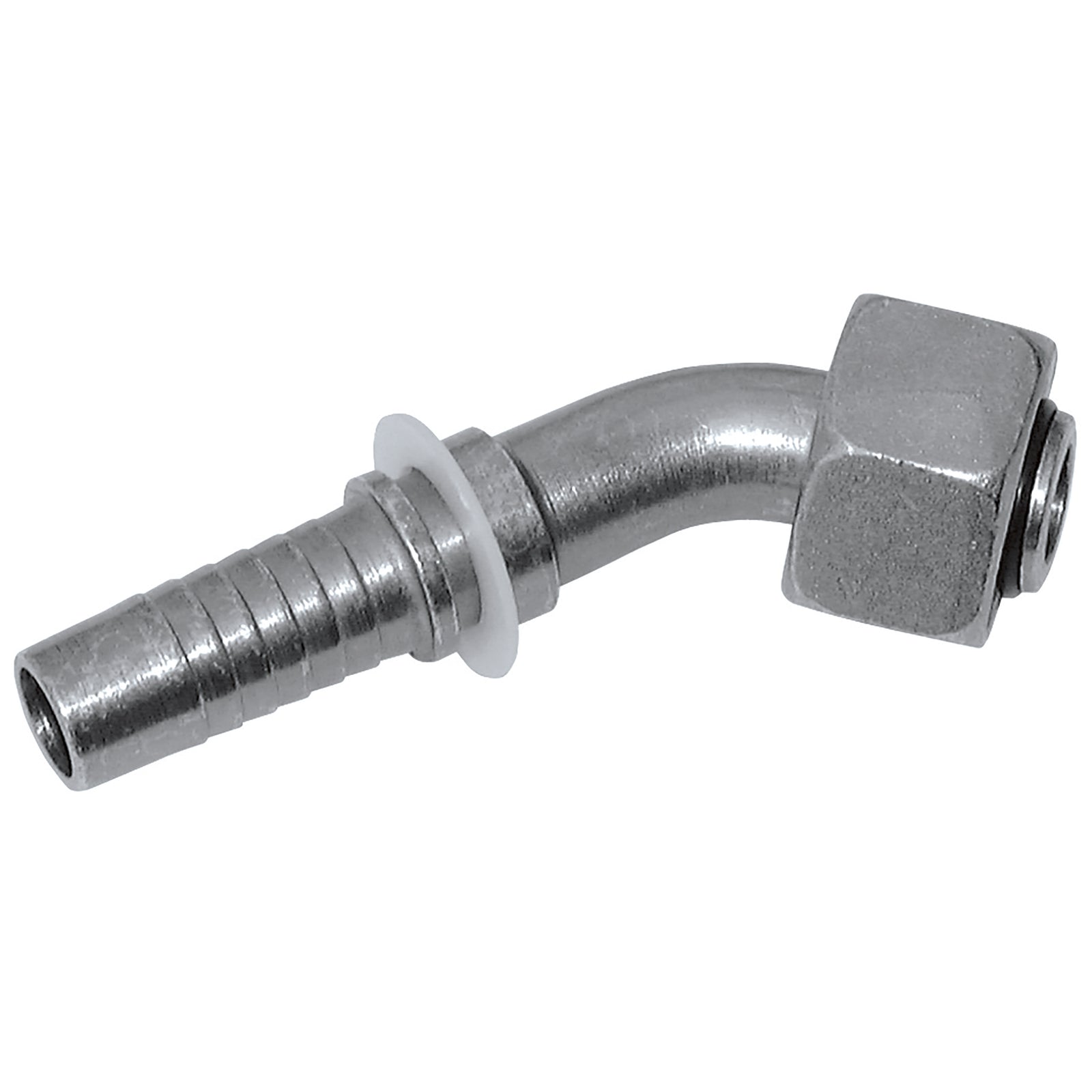 FT Pro HMFL08-45-M22CF - M22 X 1.5 Metric Female Light Duty 45° Swept Elbow