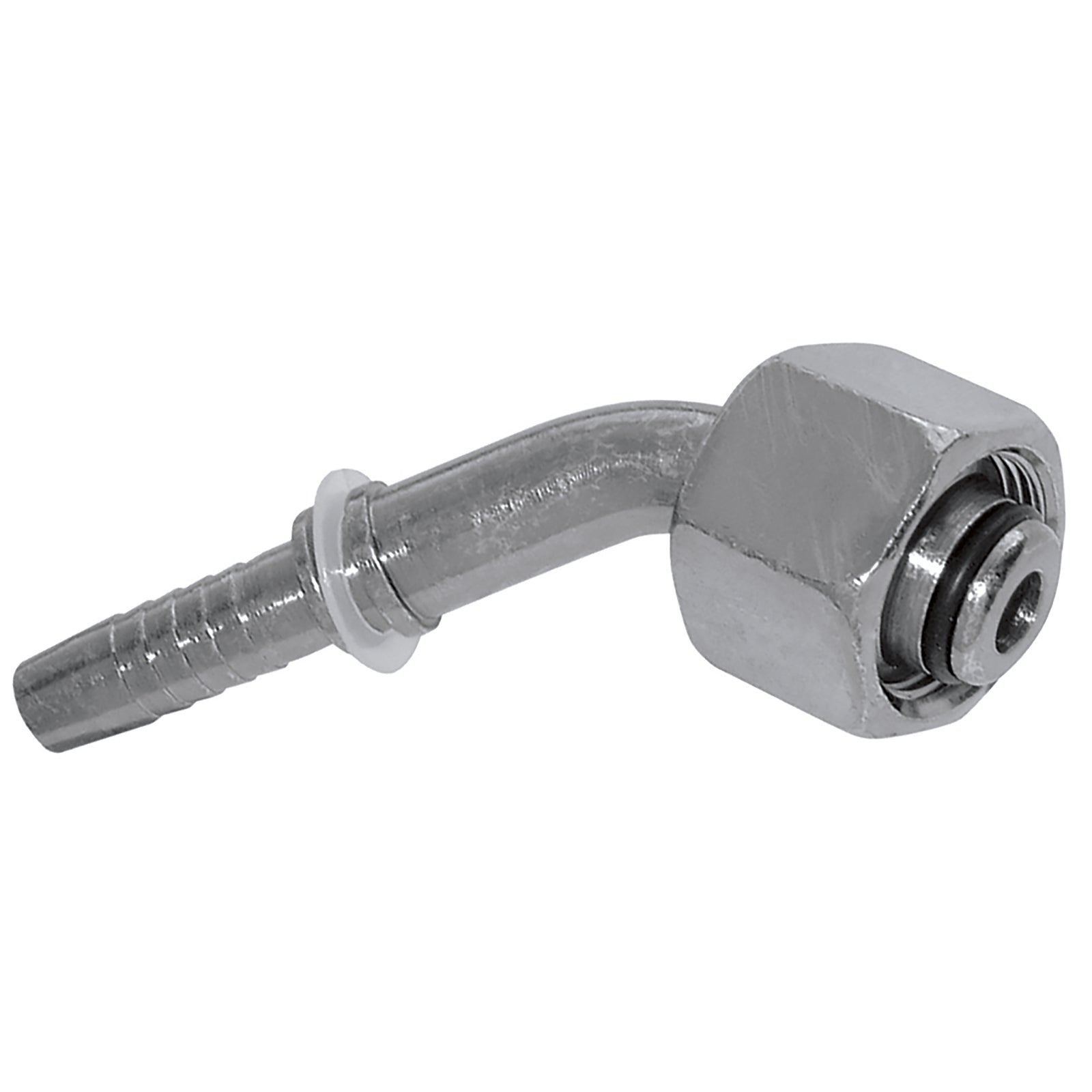 FT Pro HMFS06-45-M22CF - M22 X 1.5 Metric Female Heavy Duty 45° Swept Elbow