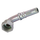 FT Pro JMORFSF451212CF - 1.3/16" Orfs Female Interlock 45° Swept Elbow 3/4" Hose ID