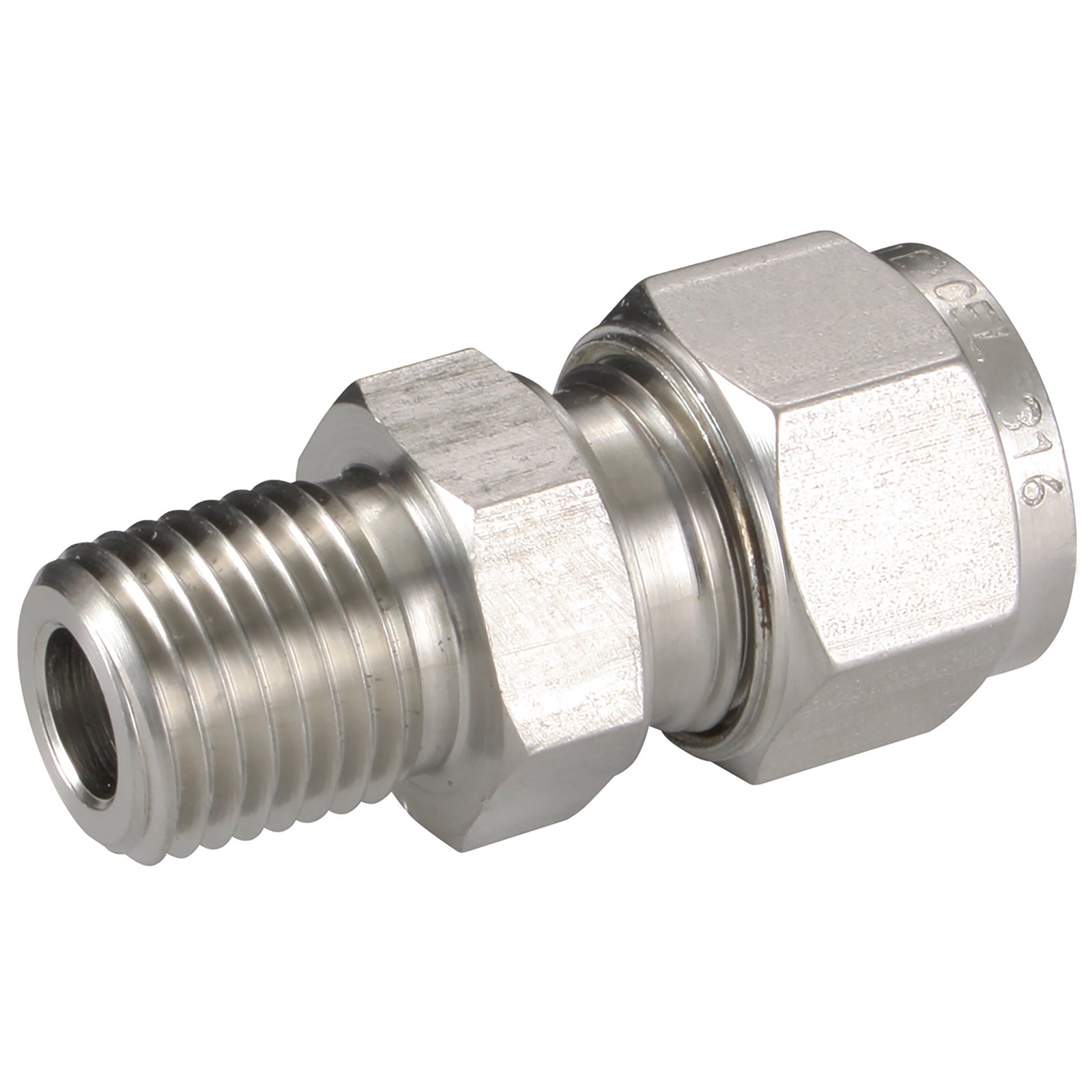 Panam MC-4-125N - 04mm OD X 1/8" Npt Male Stud 316 St.St