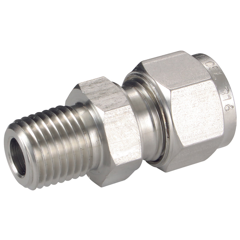 06MM OD X 1/4" BSPT MALE STUD 316 ST.ST; MC-6-250RT product image by Panam