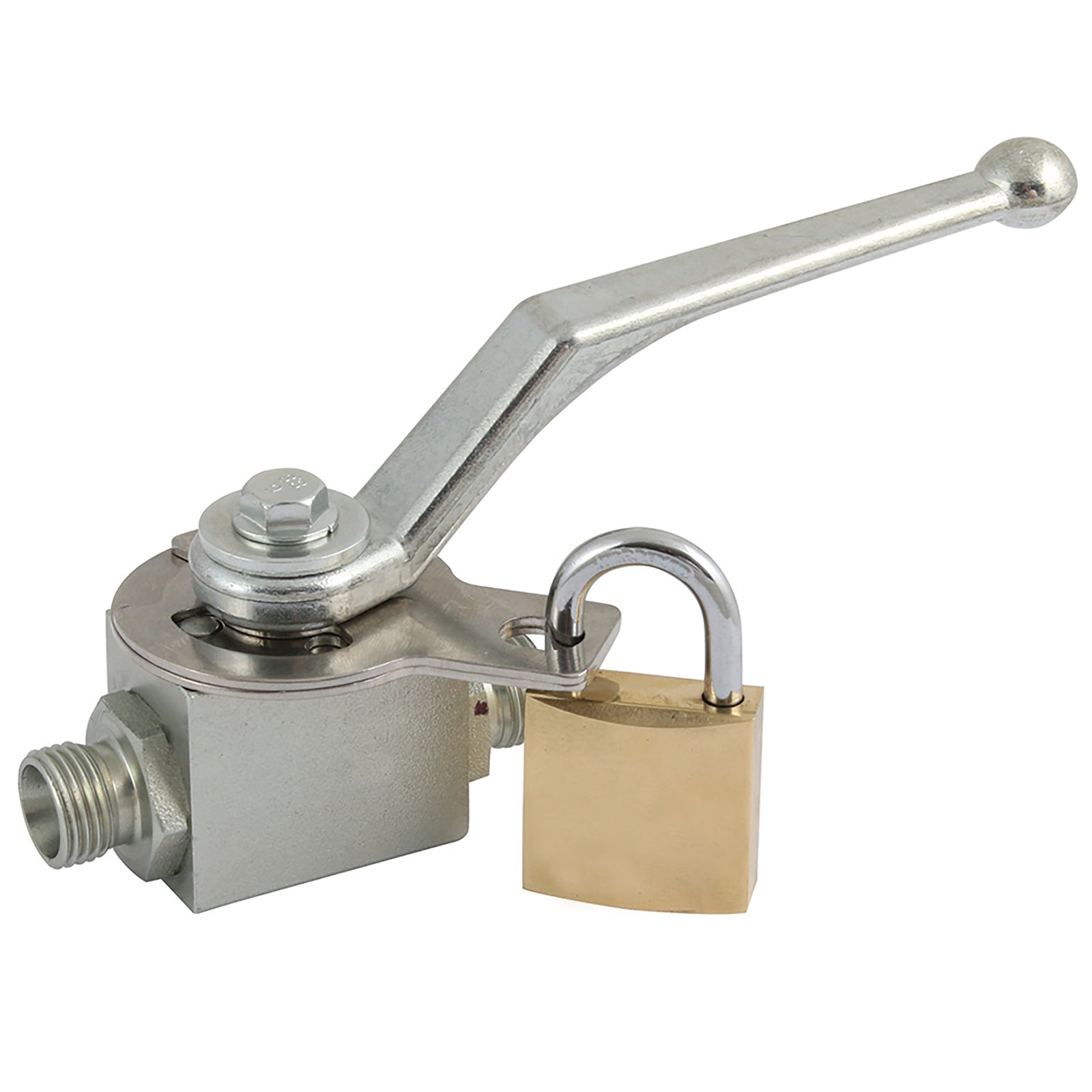 LHA KHB-10S-LK - M18 X 1.5 Metric Male Ball Valve 2 Way Lockable
