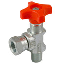 LHA FT291-14 - 1/4" BSPT M/F 90Deg Gauge Isolator Valve