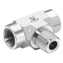 Panam PBT-04 - 1/4" Npt M/F 316 Branch Tee
