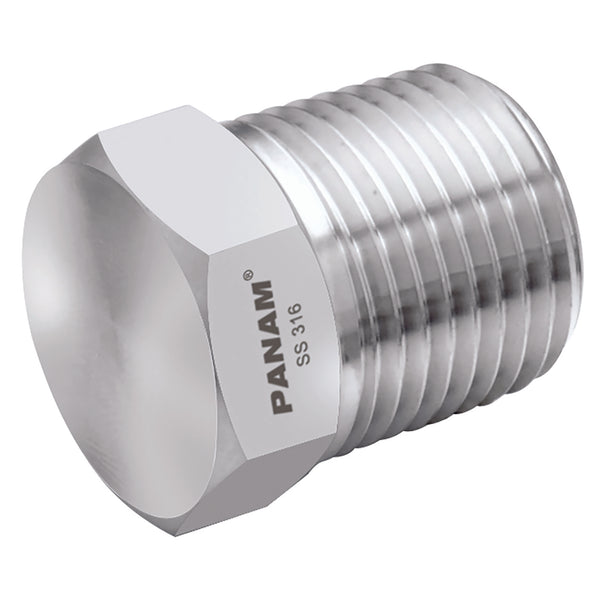 1" NPT MALE 316 PIPE PLUG; PP-16 product image by Panam