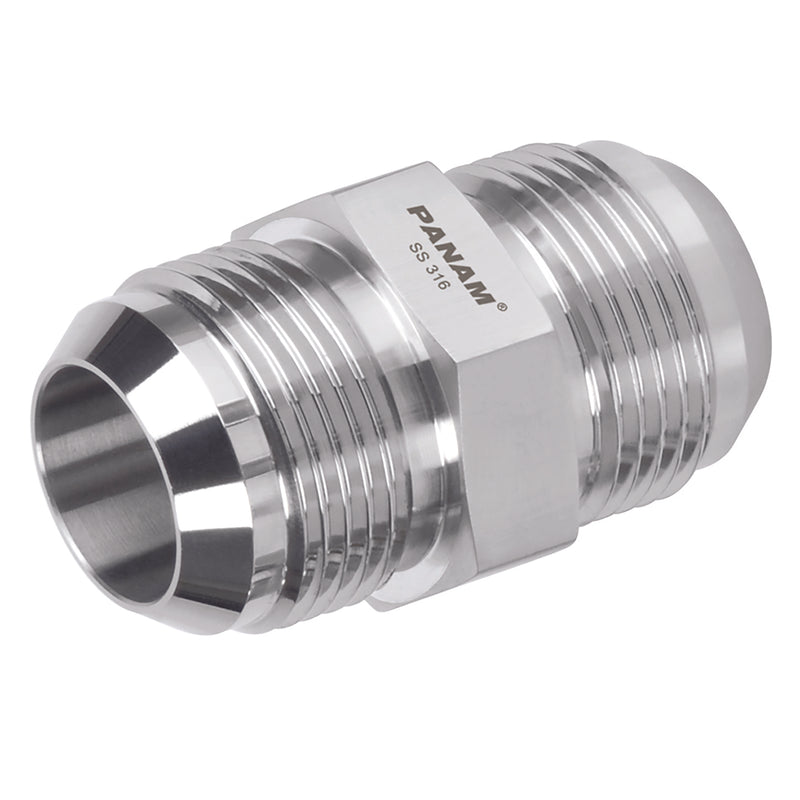 06MM OD X 7/16" JIC EQUAL UNION ST/ST; 205BM6 product image by Panam