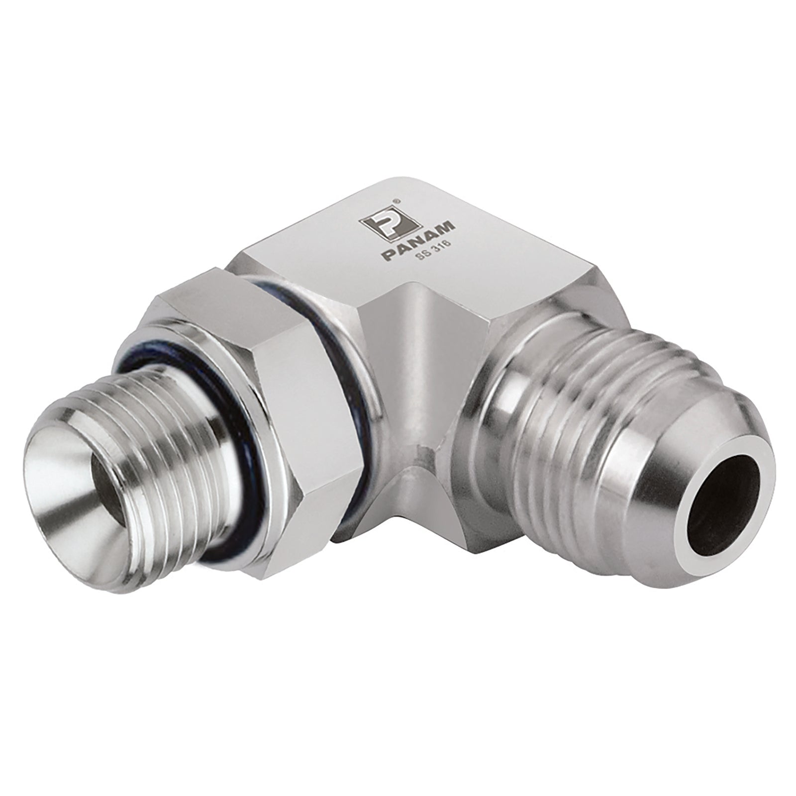 Panam 216SM6G18 - 7/16"-20 Unf X 1/8" BSP Elbow