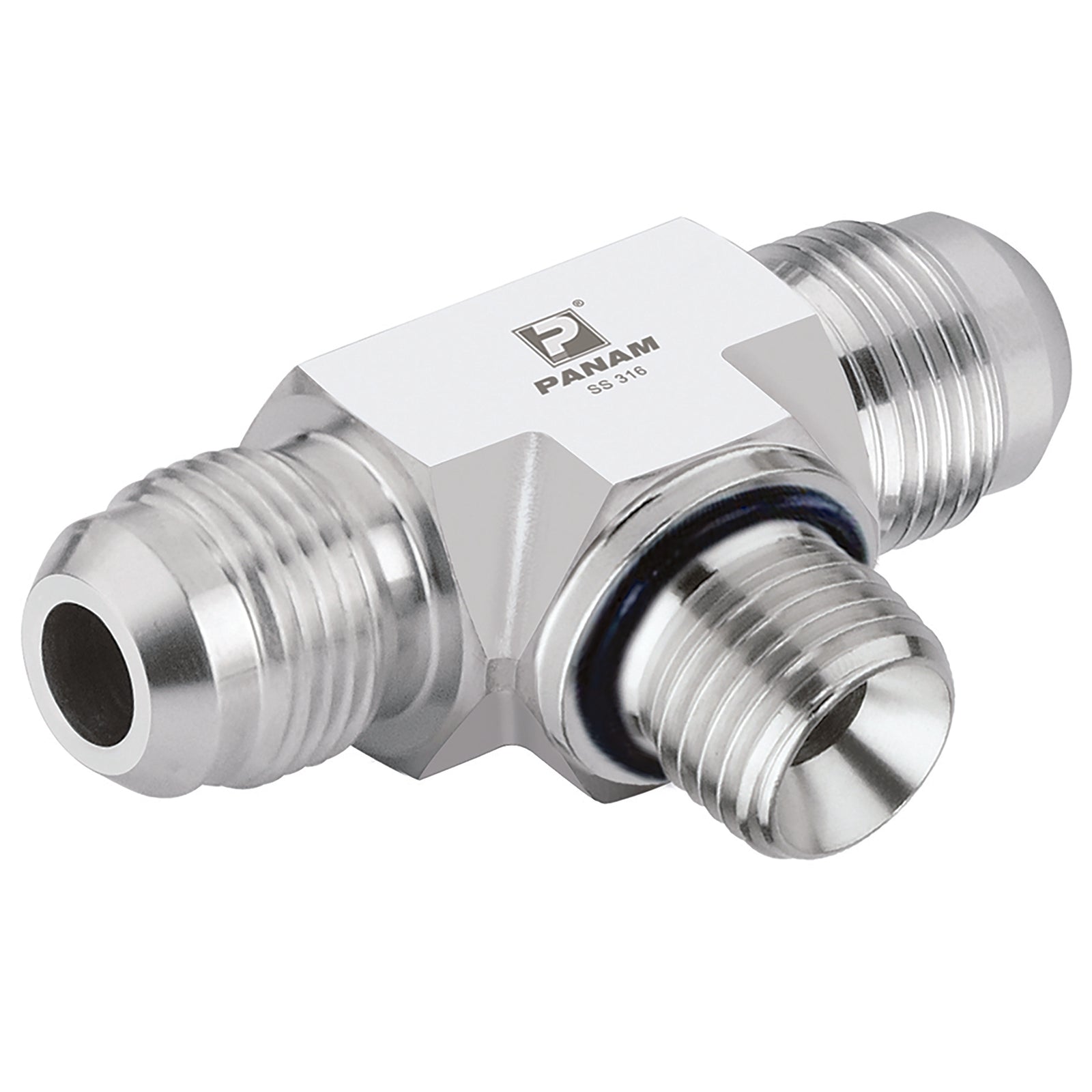 Panam 308M10G38 - 9/16"-18 Unf X 3/8" BSP Tee