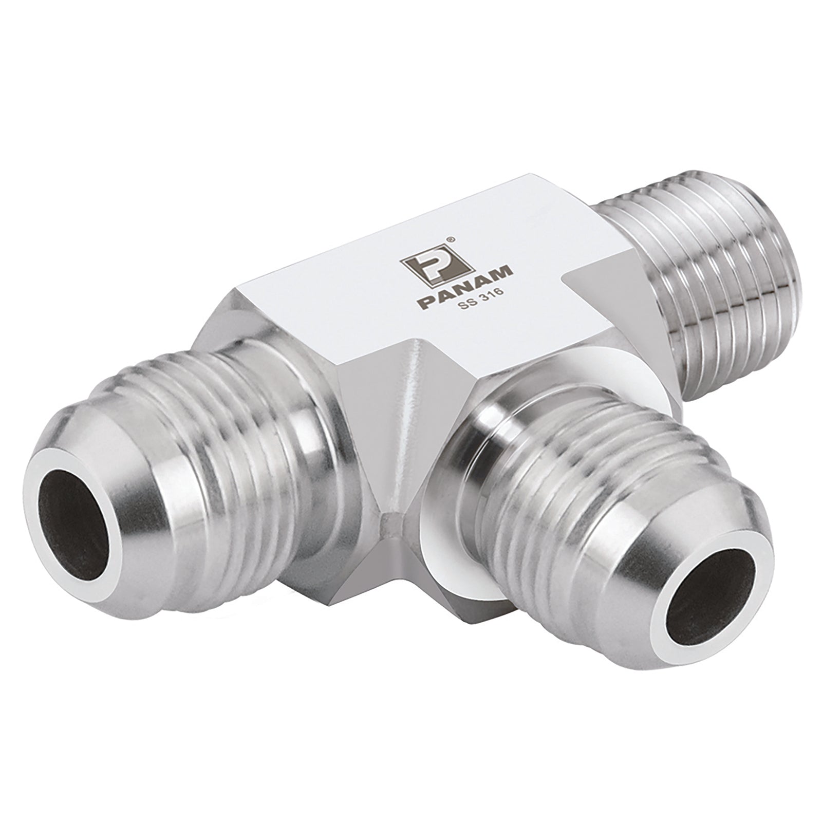 Panam 309M6N18 - 7/16"-20 Unf X 1/8" Npt Tee