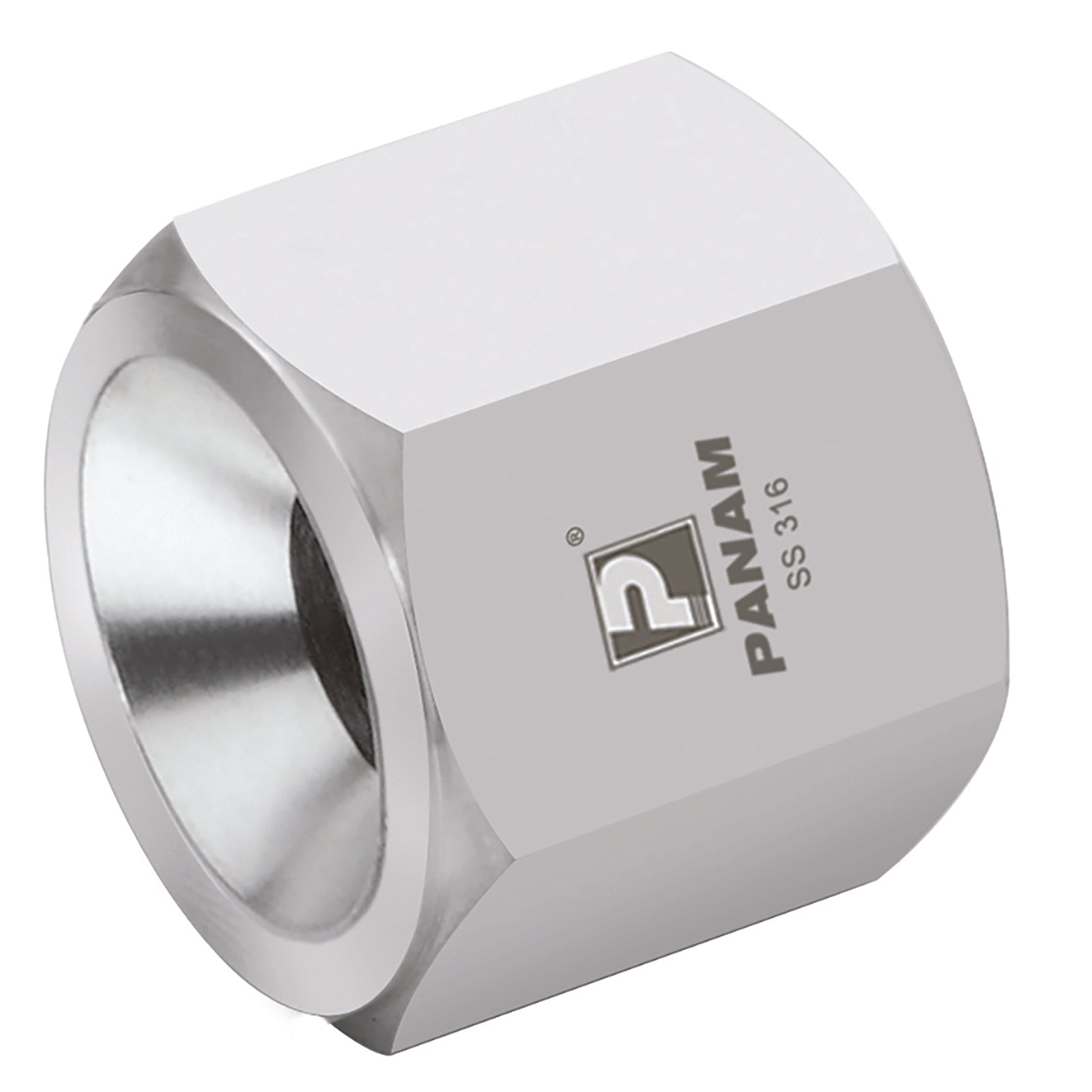 Panam 201M12U34 - 12mm OD X 3/4" Jic St/St Tube Nut