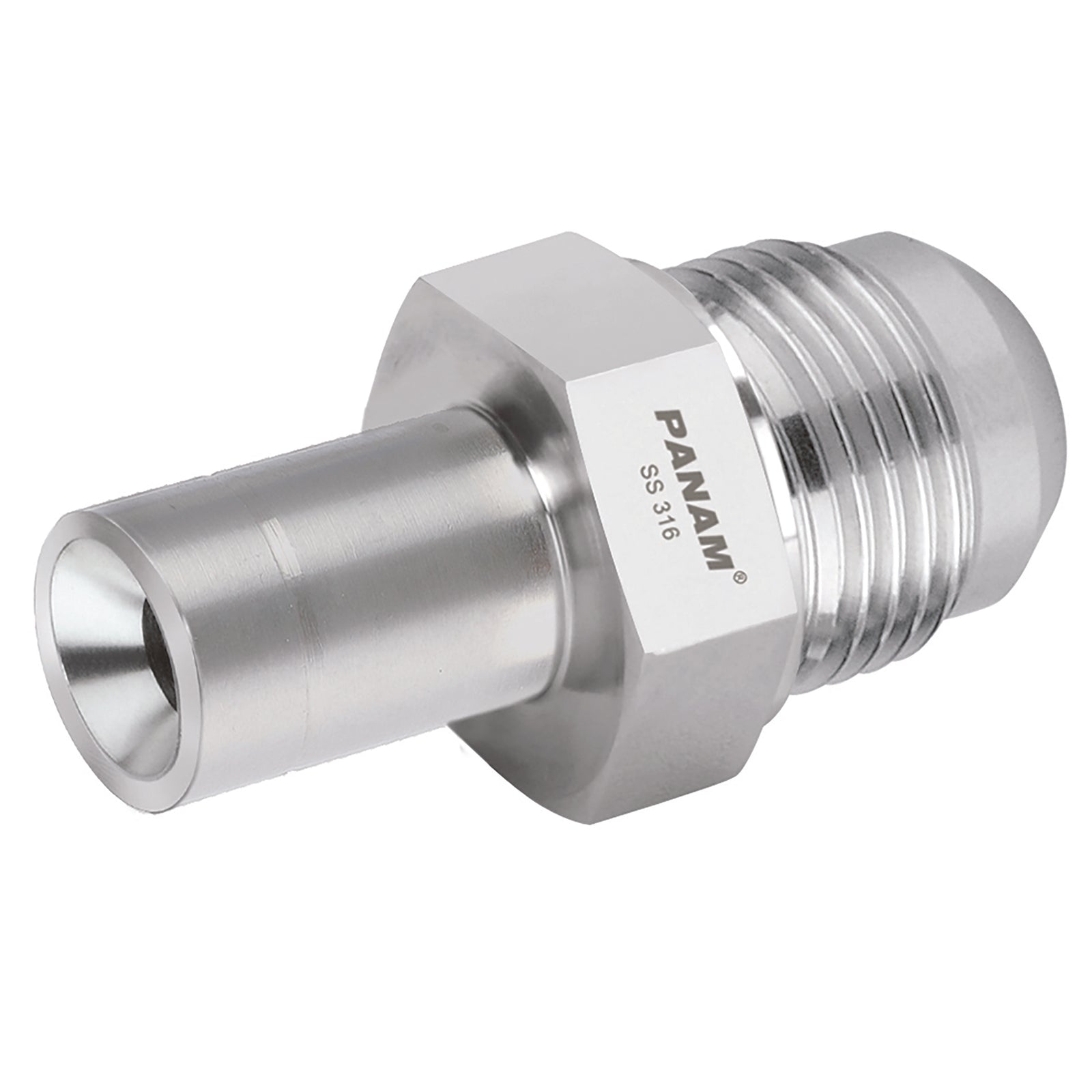 Panam 303M10U34 - 12mm X 10mm Red X 3/4 Jic St/St