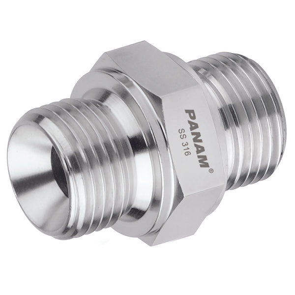 1" BSP x 1" BSP Male/Male; 16G-16G-MM-10K product image by Panam