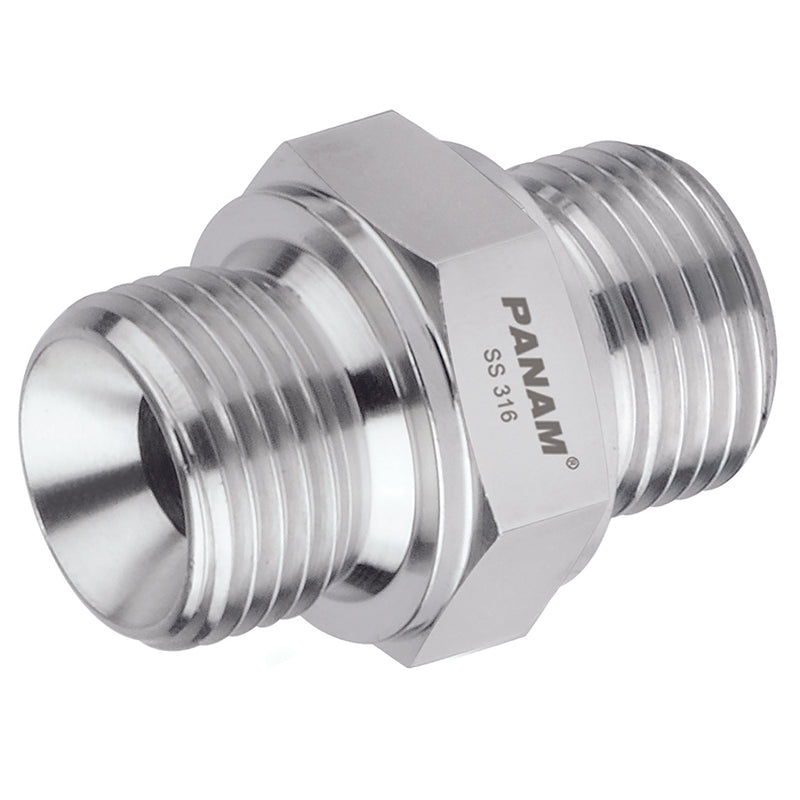 1" BSP x 1" BSP Male/Male; 16G-16G-MM-10K product image by Panam