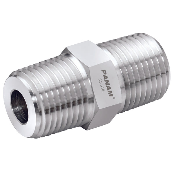 1" NPT x 1" NPT Male/Male; 16N-16N-MM-10K product image by Panam