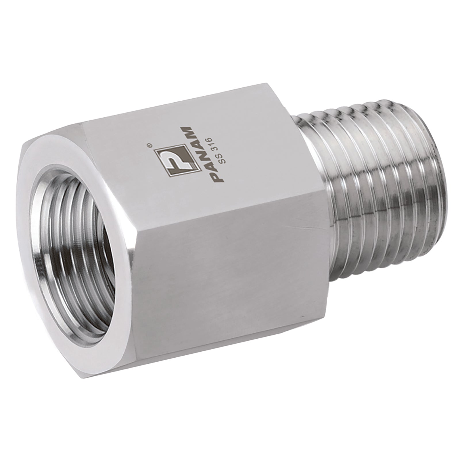 Panam 4N-4N-MF-A-10K - 1/4" Npt X 1/4" Npt Male/Female