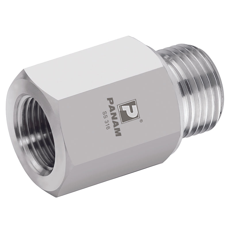 1" BSP x 1/8" BSP Male/Female; 16G-2G-MF-B-10K product image by Panam