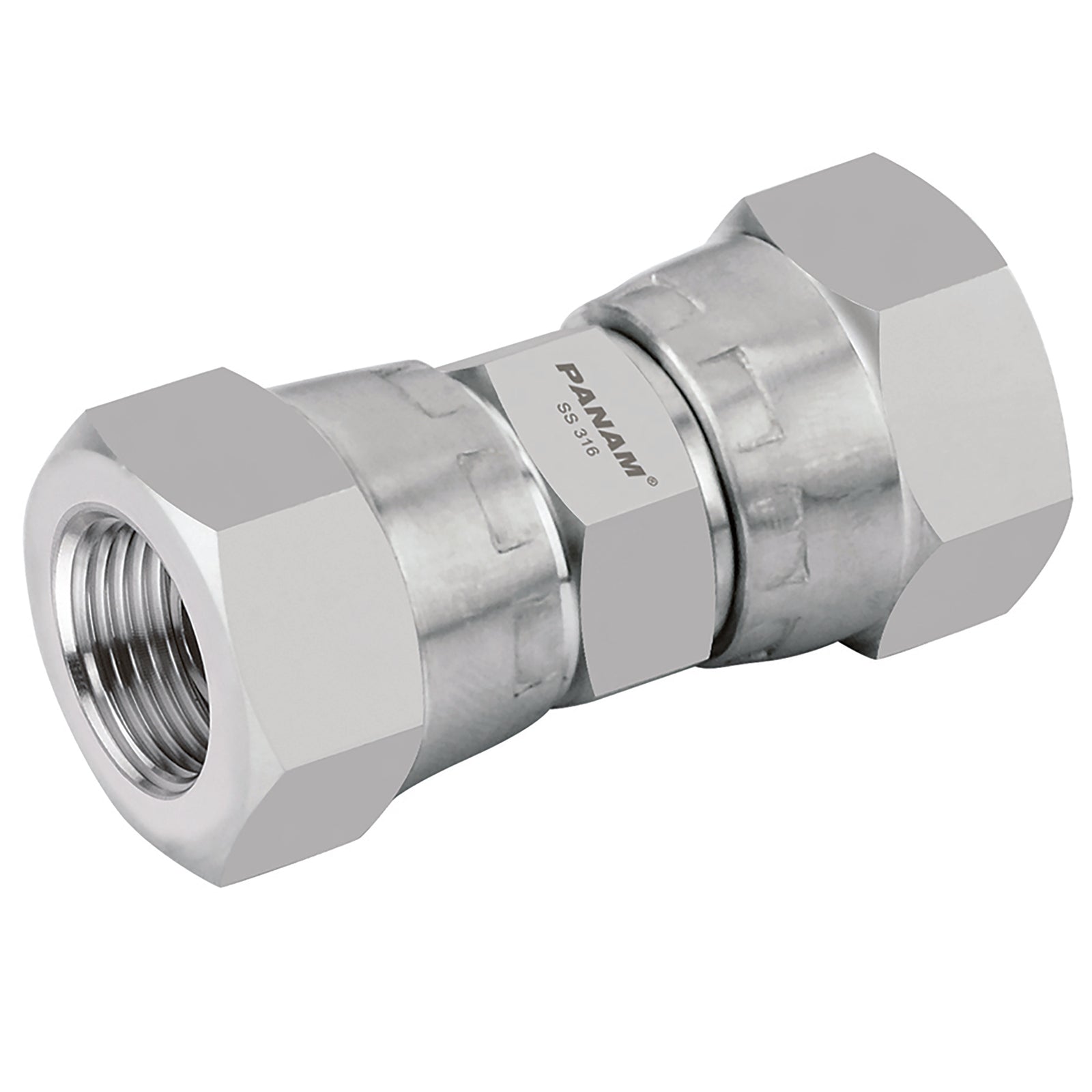 Panam 4G-8G-FF-10K - 1/4" BSP X 1/2" BSP Female/Female