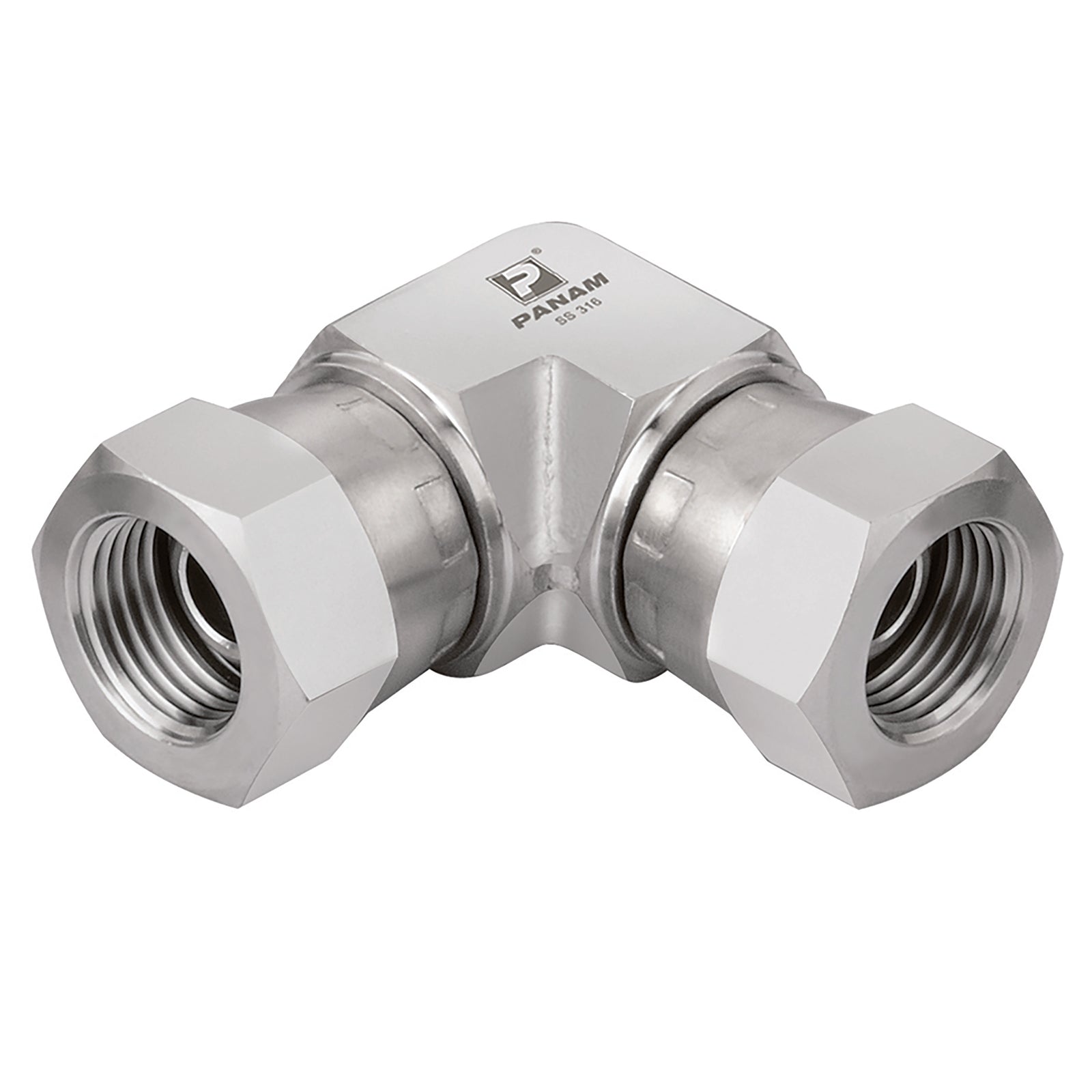 Panam 2J-E-FF-10K - 7/16" Jic X 7/16" Jic Elbow