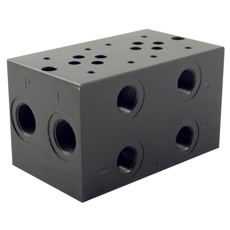 CETOP 3 3 STATION MANIFOLD STEEL; CM3-3G product image by Amera