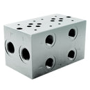 CETOP 3 2 STATION MANIFOLD ALUMINUIM; CM3-2G/ALU product image by Amera