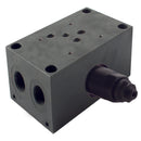 CETOP 5 2 ST MANIFOLD STEEL C/W PRV; CM5-2G-ADJ product image by Amera