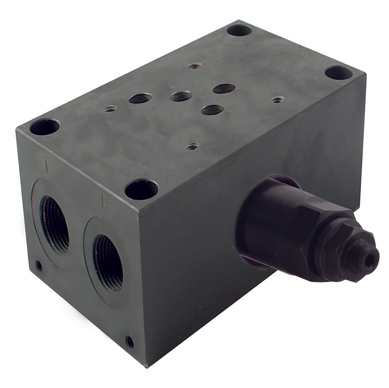 CETOP 5 2 ST MANIFOLD STEEL C/W PRV; CM5-2G-ADJ product image by Amera