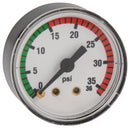 LHA VRG - 40mm Visual Return Gauge 1/8" Npt