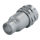 1" BSP Female Valved Hydraulic Quick Release Flat Face HQ Series; FM10-16 product image by Roladex 