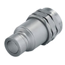 FT Pro FF38-12M - 1/2" BSP Female Valved Hydraulic Quick Release Flat Face Hq Series