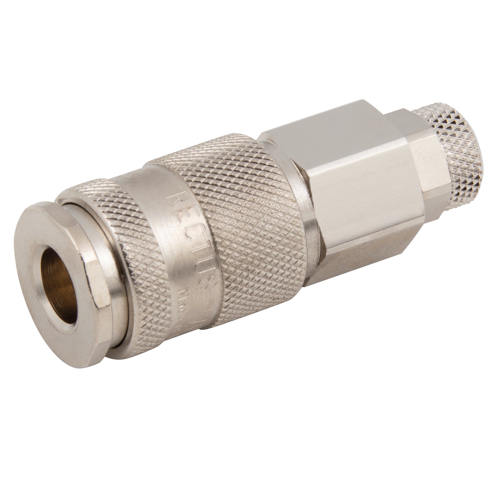 Parker Rectus 18KAKO10MPN - 08X10mm Hose Coupling Brass Nickel