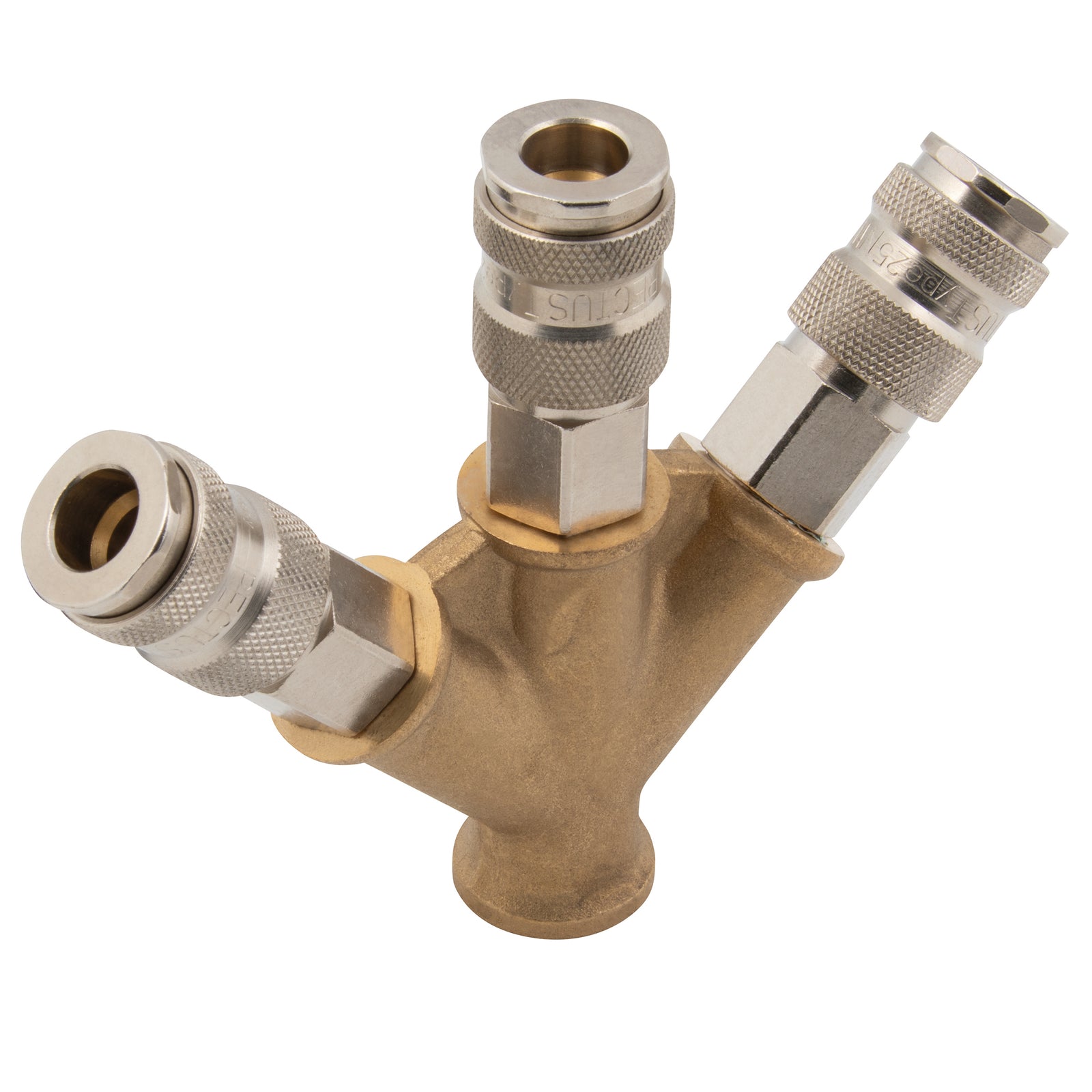 Parker Rectus 25W - 3/8" BSPP Female Triple Outlet Connector