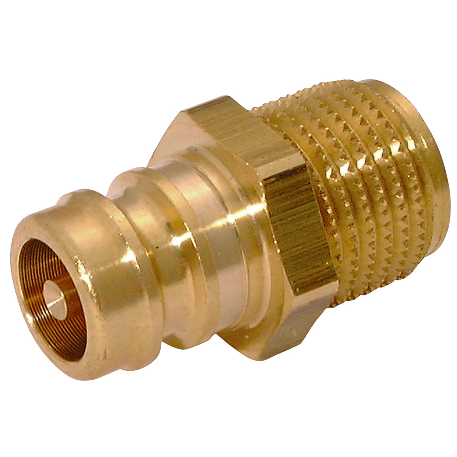 Parker Rectus 2053-5787 - 1/4" BSPT Male Valved Shut-Off Plug