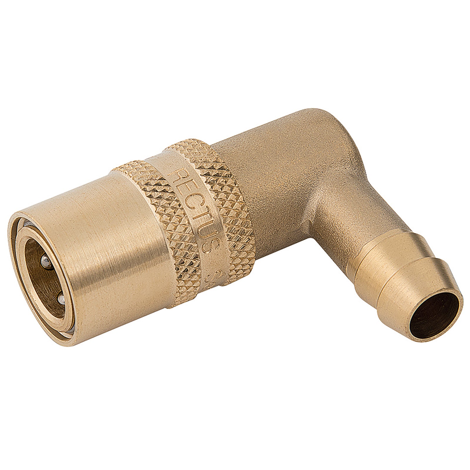 Parker Rectus 87KFTR09MVX - 3/8'Ht Coupling Viton 90O Barb