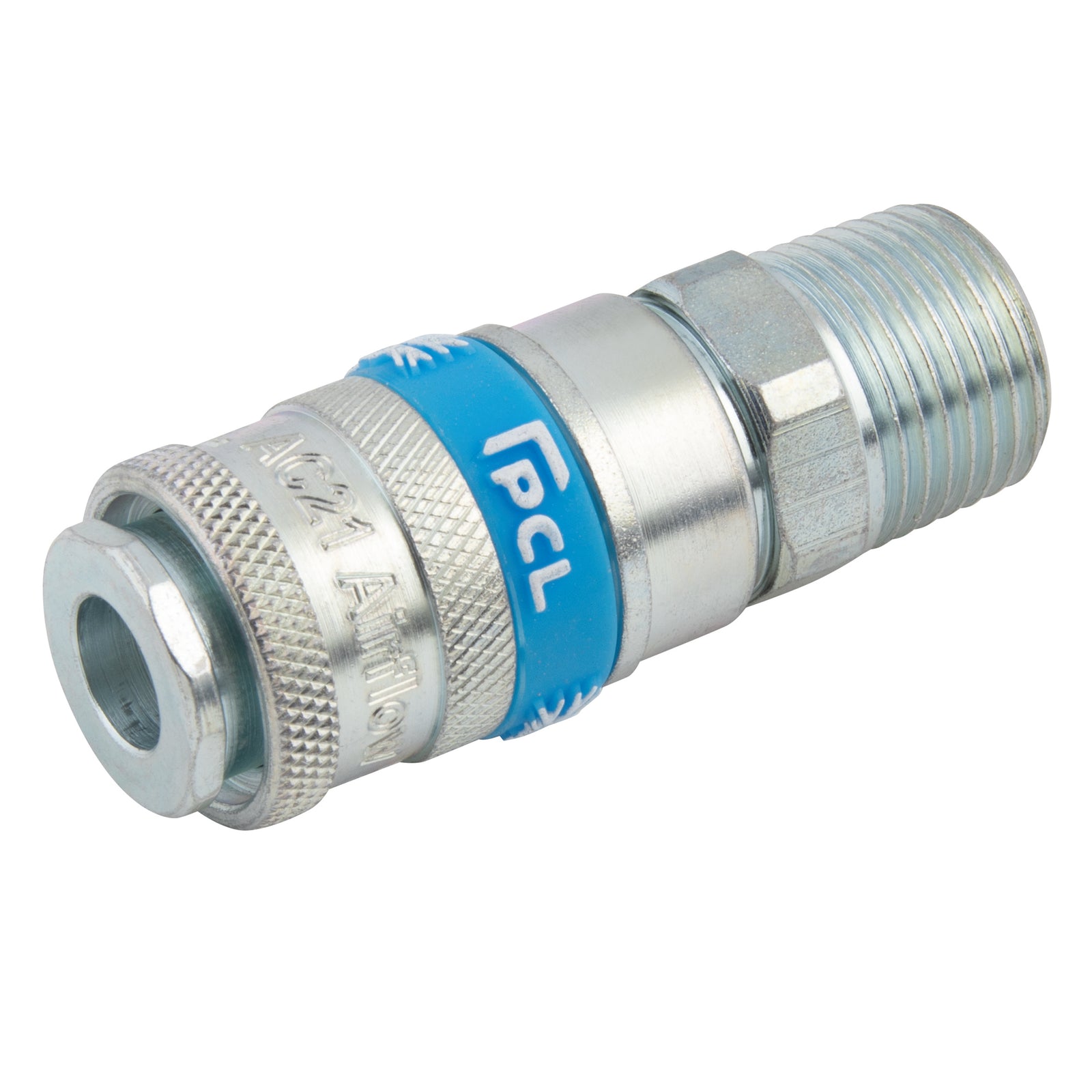PCL AC21CM02 - 1/4" BSPT Male Coupling