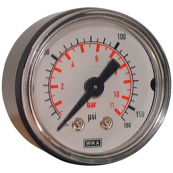 0-16 BAR 40MM 1/8"BSPT BACK ABS GAUGE; WG40-18R-16 product image by Wika