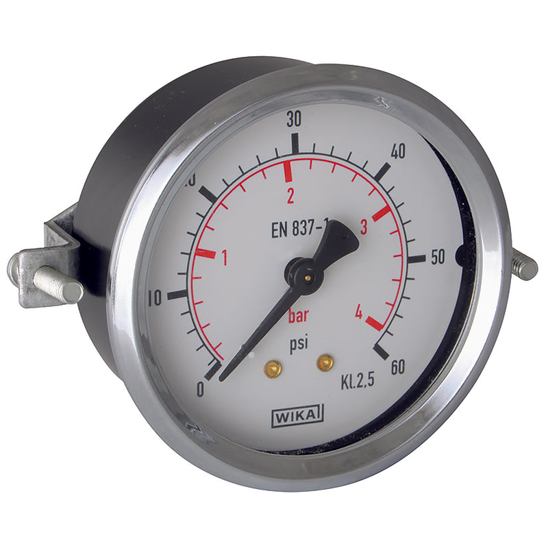 0-11BAR 63MM DIA F.MOUNT 1/4" BSP REAR; WG63-14FPM-11BAR product image by Wika