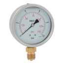 FT Pro HG100-004G - 1/2"BSPP 100mm Hvy Dty Btm Gaug 0-58Psi
