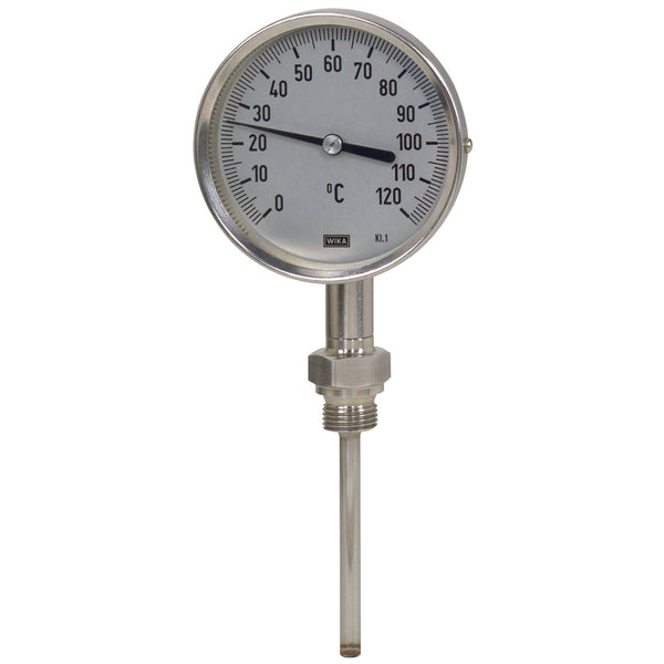 0-120 DEG ST.ST CASE THERMOMETER; WTG100-TE-120 product image by Wika