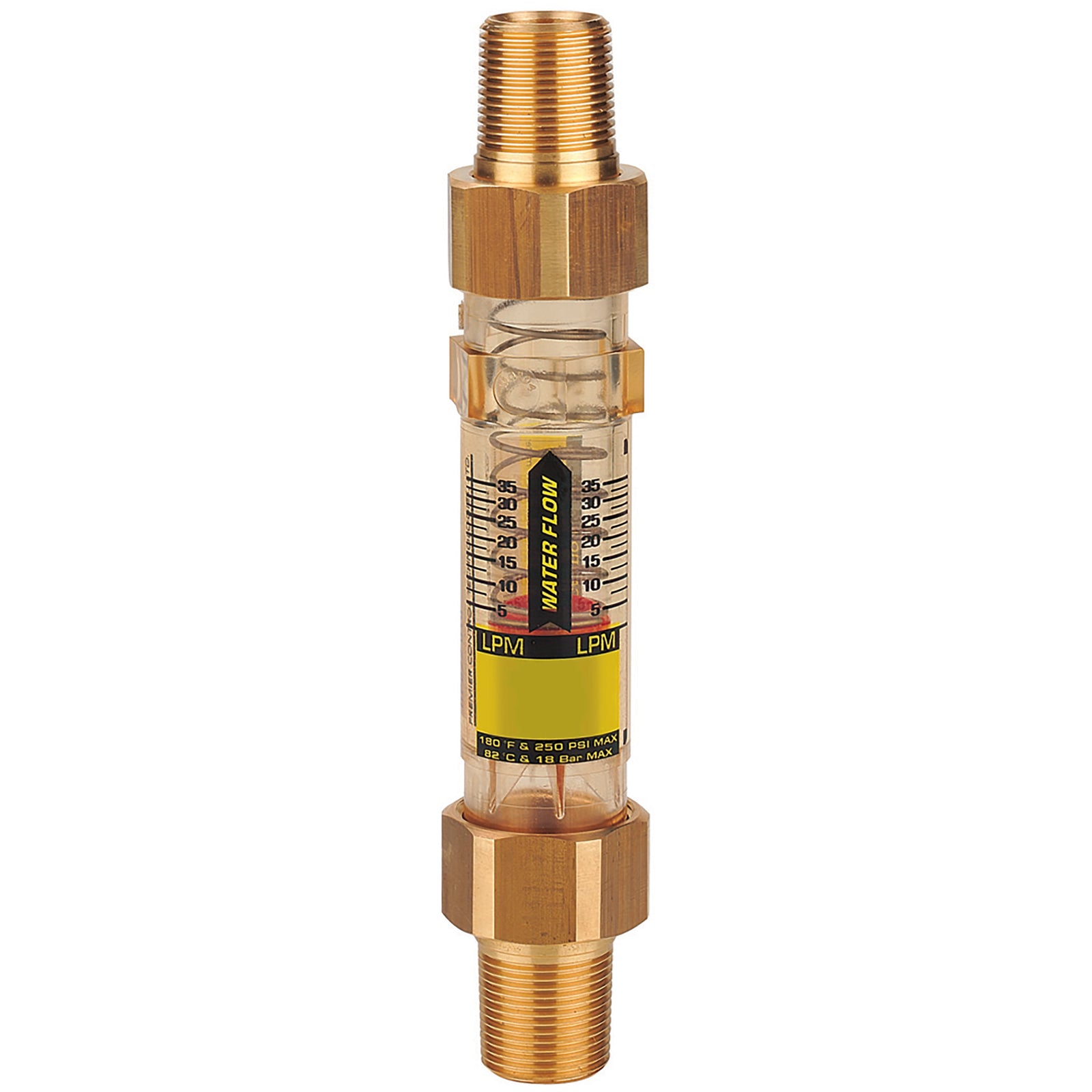 FT Pro 2018-2838 - 3/4" BSPT Male 2-15L/M Water Flowmeter